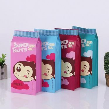 定制坚果干果食品包装袋四边封牛皮纸袋零食休闲食品袋纸塑复合袋
